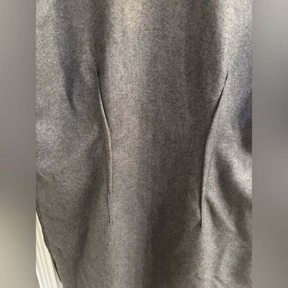 CAbi Womens Gray Black Novel Open Front Vest Long Duster Size M/L Herringbone - Picture 5 of 9